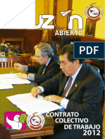 Contrato Colectivo de Trabajo 2012