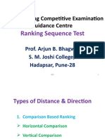 IBPS & Banking Competitive Examination Guidance Centre: Ranking Sequence Test