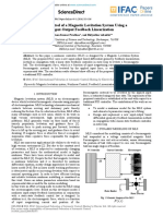 Non Linear Control of Magn Levi Sys Using A New IO Feedback Linearization