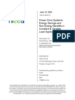 Neea - Report.Power Drive Systems - Energy Savings and Non-Energy Benefits in Constant - Variable Load Applications - June 16, 2020