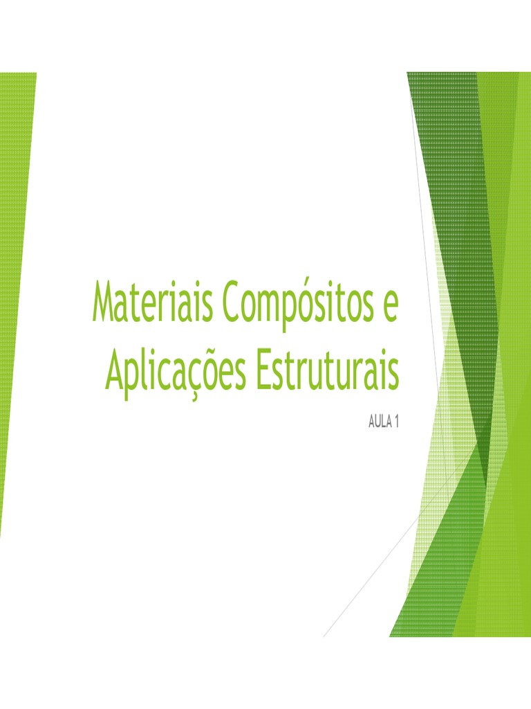 Materiais Compósitos - Aula 1 | PDF | Material composto | Boro