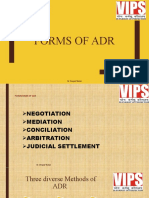 Forms of Adr: Dr. Deepali Vashist