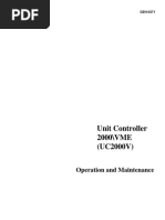 GEH 6371 Unit Controller 2000VME (UC2000V) Operation and Maintenance