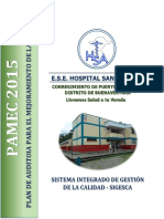 Documento Pamec Hosana - 2015