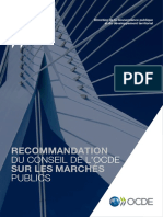 Recommandation OCDE Sur Les Marches Publics