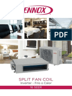 Split Fan Coil Inverter R410a 16 SEER