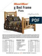 Log Bed Frame Plans