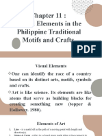 Visual Elements in The Philippine Traditional Motifs and Crafts