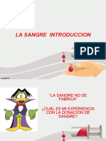 La Sangre Introducción Banco de Sangre