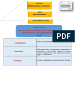 Experiencia 8-Actividad 12-5to Grado-Educacion Fisica