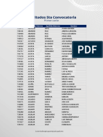 Resultados 5ta Convocatoria Mi CompuGto (1er Corte) | PDF