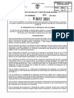 Decreto 465 Del 8 de Mayo de 2021