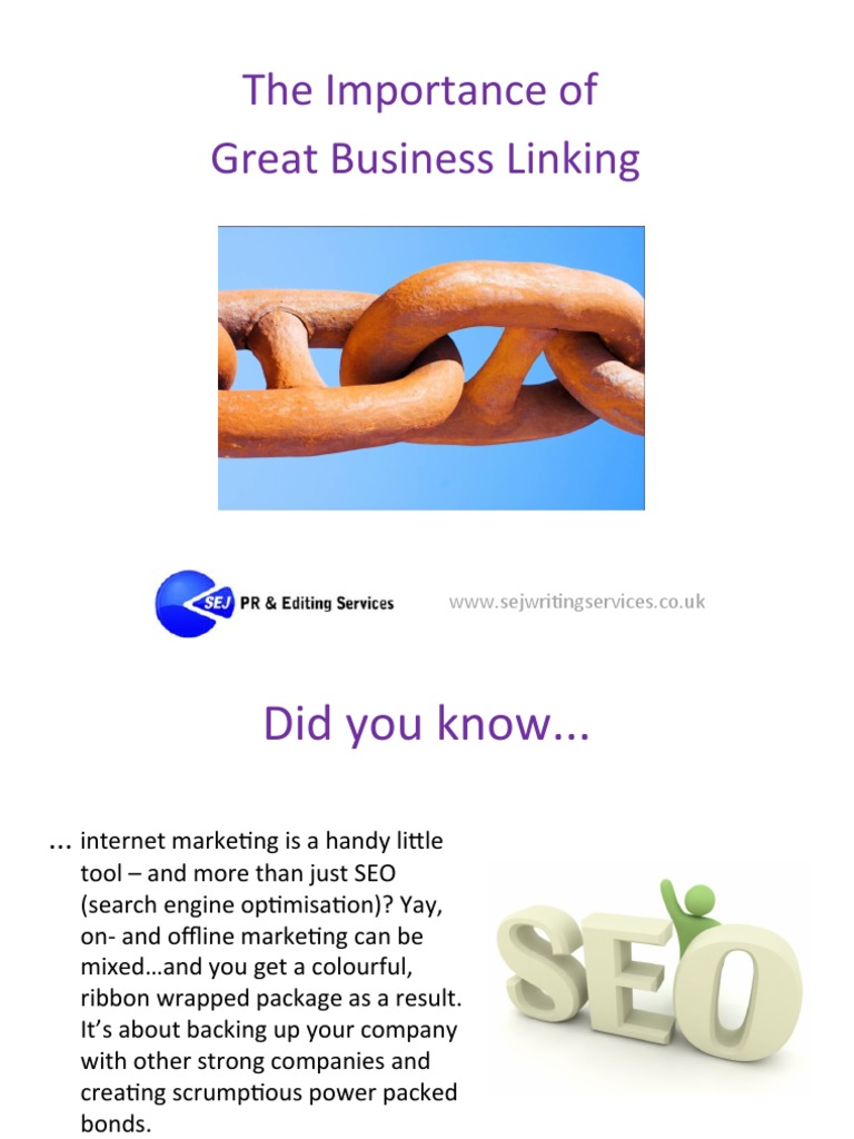 Effective Business Linking Strategies | PDF | Search Engine ...