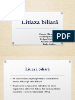 Litiaza biliară