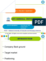 Efu General Insurance LTD.: Marketting Project Report
