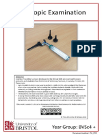 Otoscopic Examination: Year Group: Bvsc4 +