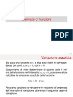 Derivate Di Funzioni