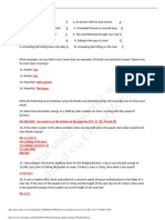 Kinetic and Potential Energy Examples