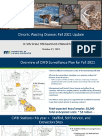 Minnesota DNR Fall 2021 CWD Update