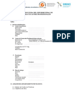 Informe Final de Prácticas Pre Profesionales PP1