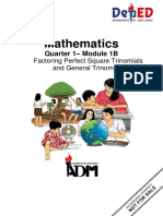 Math8 - q1 - Mod1b - Factoring Perfect Square and General Trinomials - 08092020