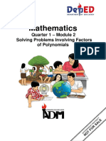 Math8 - q1 - Mod2 - Solving Problems Involving Factors of Polynomials - 08092020