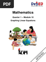 Math8 q1 Mod10 Graphing Linear Equations 08092020