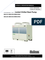 Modular Air Cooled Chiller/Heat Pump: Installation & Operation Manual