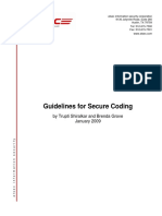 Secure Coding Guidelines 2009