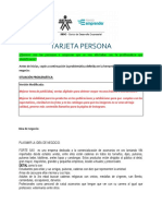 Herramienta 2 Tarjeta Persona - Formato