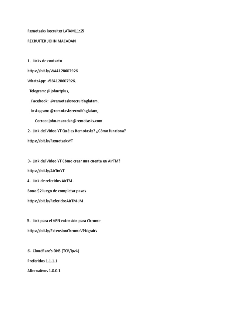 Remo Tasks PDF