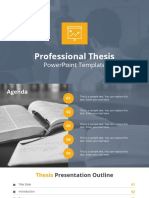 FF0297 01 Free Professional Thesis Powerpoint Template 16x9