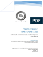 01 - Protocolo de Mantenimiento