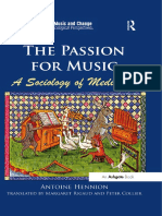 Antoine Hennion - The Passion for Music