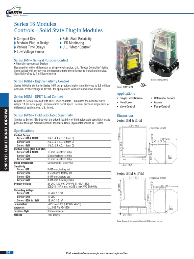 Series 16 Modules Controls - Solid State Plug-In Modules | PDF | Ac ...