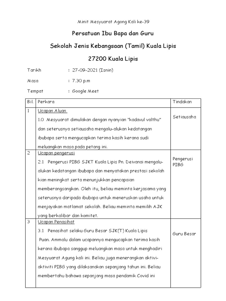 Laporan Pibg 2021 Pdf