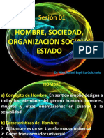 1 Hombre, Sociedad, Organización Social y Estado