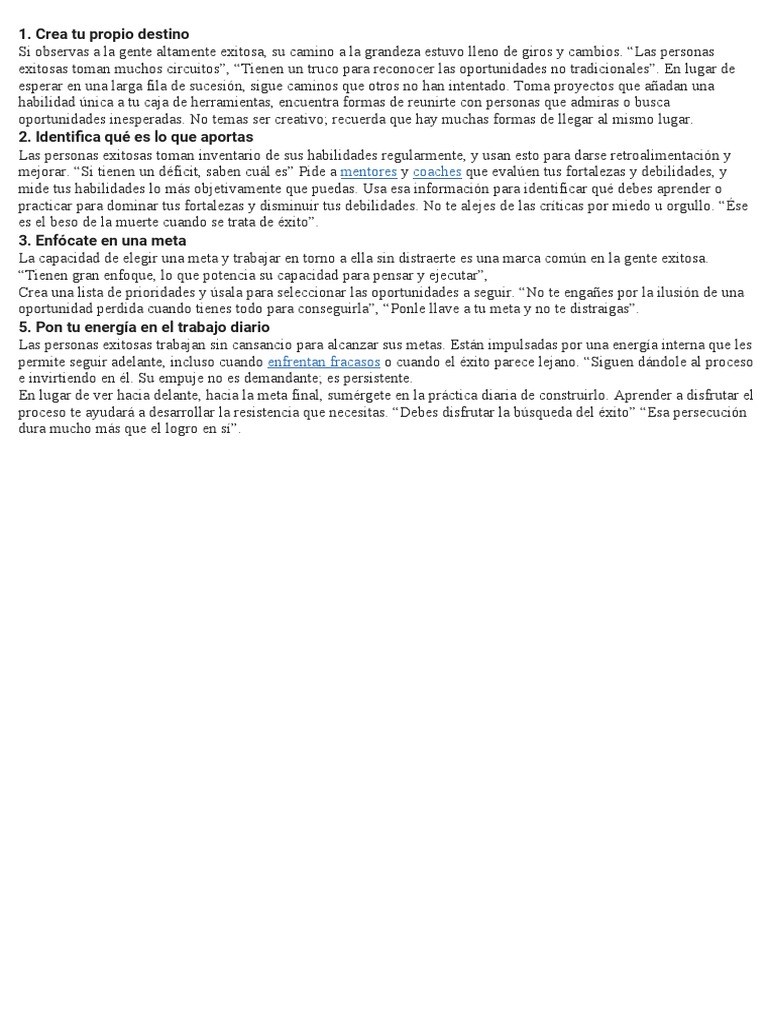 Exito | PDF | Crecimiento personal y profesional | Negocios
