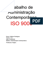 Trabalho Pt. 1 - IsO 9000