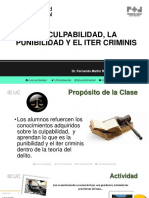 Clase 5 La Culpabilidad, Punibilidad e Iter Criminis