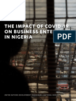 The Impact of COVID19 On Business Enterprises in Nigeria