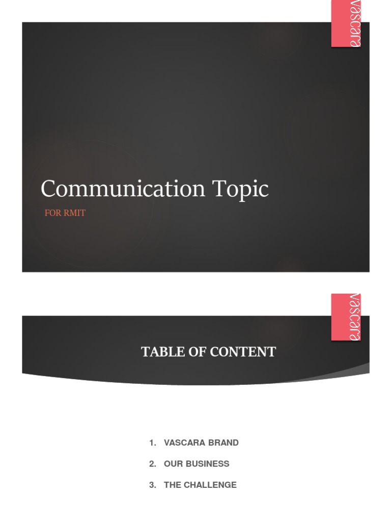 Communication Topic: For Rmit | PDF | Fashion | Sneakers