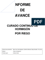 Informe 1 Curado de Hormigon