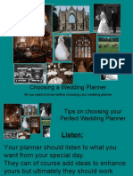 How To Choose A Wedding Planner