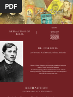 Retraction of Rizal: Group 3