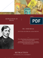 Rizal's Retraction: An Analysis of the Document and Controversy