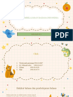 Model Pembelajaran Bahasa Indonesia: Kelompok 3