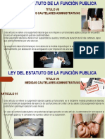 Derecho Laboral - Ley Del Estatutro de La Funcion Publica 90-91