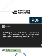 S.4 Estrategias de Comprensión de Textos - Poslectura