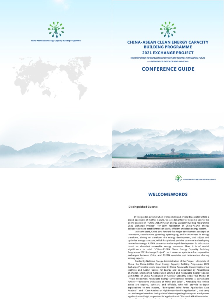 ASEAN Clean Energy Capacity Building 2021 | PDF | Renewable Energy ...